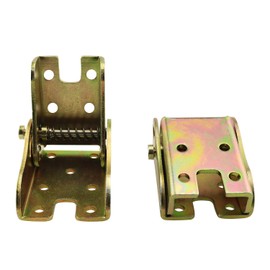 JCBIZ 4 piezas de bisagra plegable de acero inoxidable de 90 grados, soporte de bloqueo automático plegable para patas de muebles, soporte de extensión