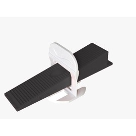 Makofix Tile Leveling System - 1mm Premium Tile Spacers, Enhanced 1mm Leveling Clips for Professional Ceramic Tile and Stone Installation, Achieve Perfectly Even Tiles with Ease (200)