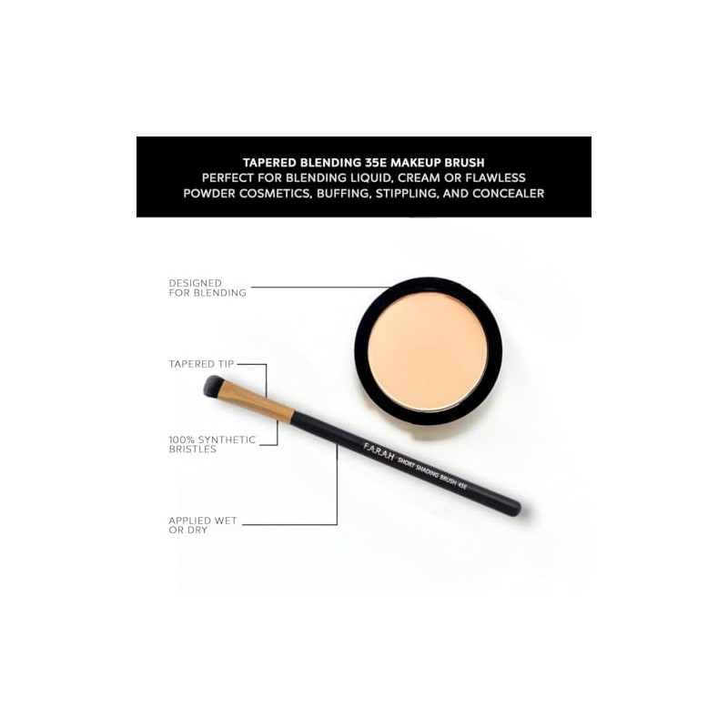 F.A.R.A.H Premium Short Shading Brush 45E