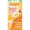 Emergen-C Citrus-Ginger Fizzy Drink Mix, Turmeric and Ginger, Immune Support,
