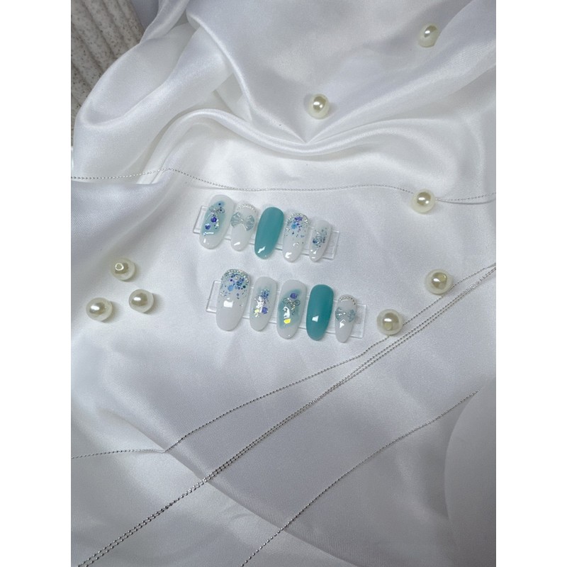 Blue Potion Sparkle, what do we do with our nails,