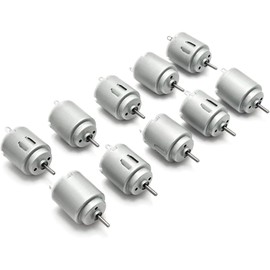 DollaTek 10Pcs DC Motor 140 Mini Electric Motor DC 3-5V 6300 RPM for DIY Toys