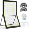 4*7Ft Baseball Rebounder, Adjustable Lacrosse rebounder with 5 Angles, Stable
