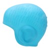 High Elasticity Children Silicone Swimming Cap 3D Ear Protection Swimming