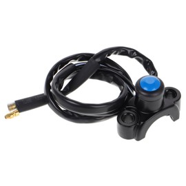 ULTECHNOVO Motorcycle Start Stop Switch Design CNC Push Button Kill Switch for ATV and Motorbike Reliable Engine Control Accessory for Offroad Adventures