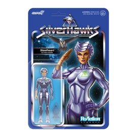 Super7 SilverHawks Reaction Figures Wave 01 - Steelheart (Toy Version) Action Figure