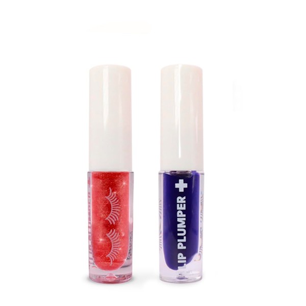 Mlashes | Volumizador para labios al instante con tinta | 2 Pack Lip Plumper mágico Merlin + Lip plumper Milán