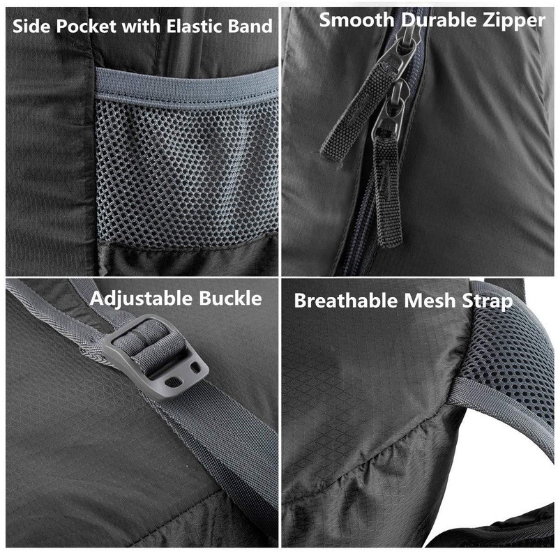 G4Free 20L Ultra Lightweight Foldable Backpack Packable Water Resistant Daypack