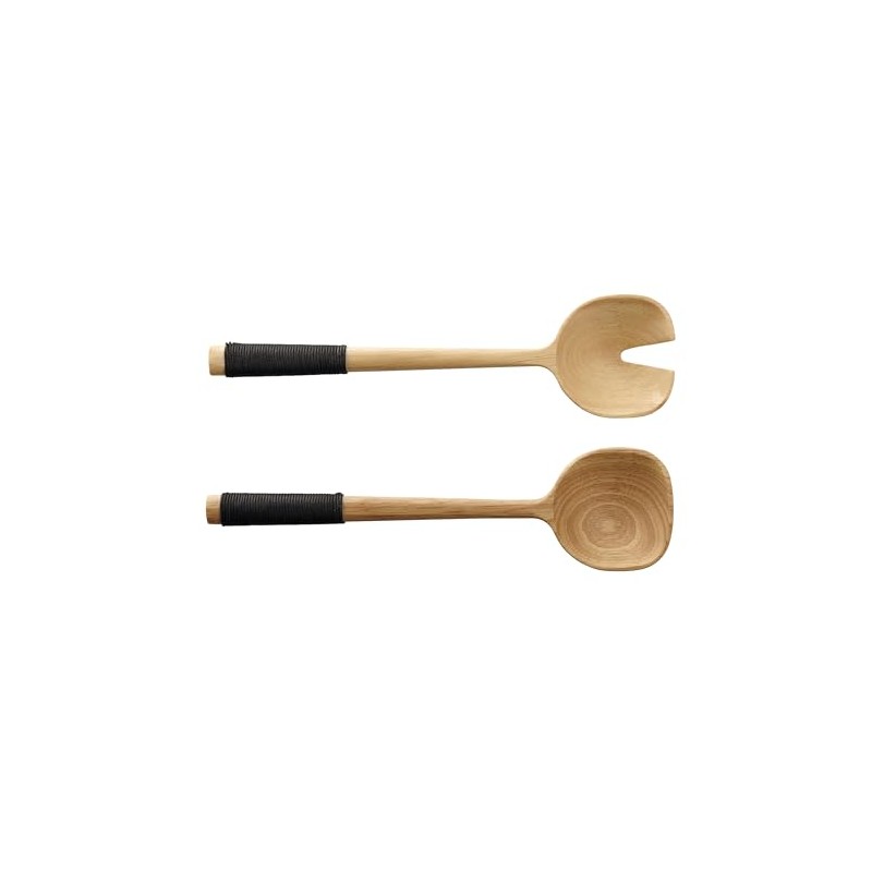 ASA Salad Servers with Black Nylon Handle, 24 x 6.3