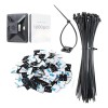 1000pzs Cables Organizador Bases Adherible Para Cincho Negro