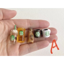 Unbranded 5 Pcs 1:12 DOLLHOUSE MINIATURE COFFEE TEA CUPS MUGS Can drink bottles MINI