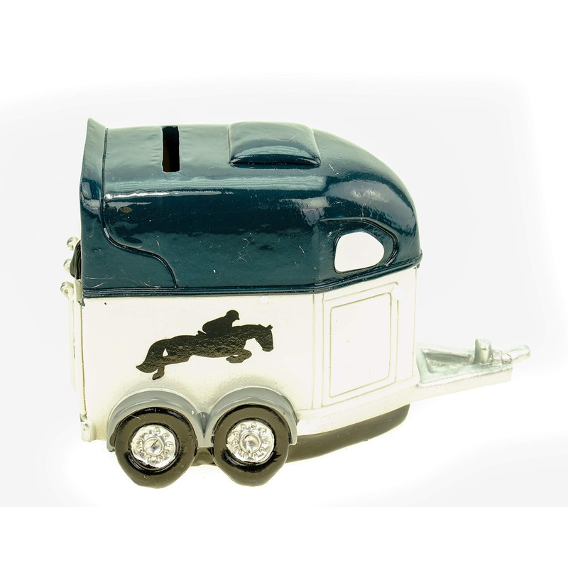 Wurm KG Beautiful money box, money box, horse trailer, made