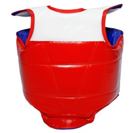Tiger Claw Competition Tae Kwon Do (TKD) Reversible Chest Guard - Red Blue & White