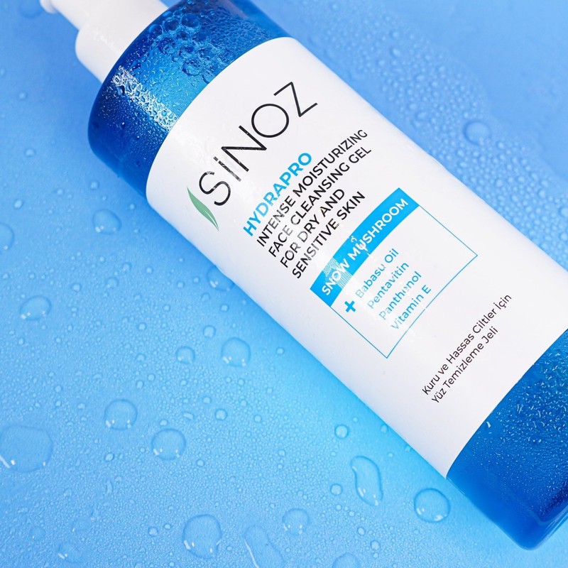 Sinoz Hydrapro Intensive Moisturising Facial Cleansing Gel for Dry and