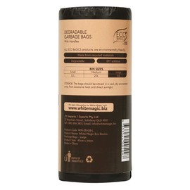 White Magic Recycled Garbage Bag 20 Pieces Pack, Large