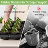 RooTrimmer 3 Inch Plastic Plant Pots 100 Pcs with 5