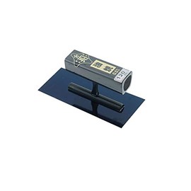 Kincho Square Trowel Oil Grilled, 0.02 inch (0.5 mm) Thick, Black Painted Square Pattern, Rivetless, 4.7 inches (120 mm)