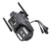 Smart Outdoor Camera 4MP Wireless Three Lens Remote Monitor Auto