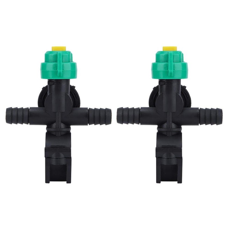 AUNMAS Fan Misting Nozzle, 2Pcs External Thread Agricultural Sprayer Fan