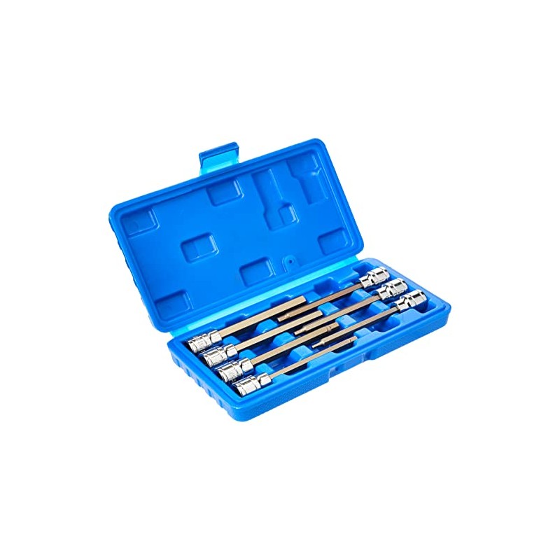 US PRO Extra Long Hex Bit Socket Set 3/8" Dr