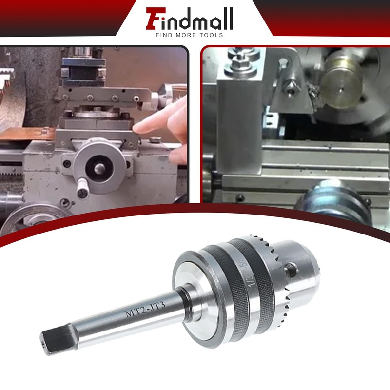 findmall 1/32-5/8 Heavy Duty Drill Chuck with MT2 Shank Chuck