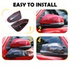 Auto Door Rearview Mirror Protective Trim Cap Compatible with Toyota