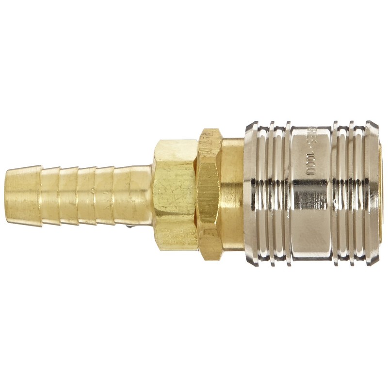 Eaton Hansen 1700E Brass 1000/400/500 Series, Industrial Interchange, Coupler Socket,