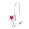 Honbay Red Love Lock Padlock with Keys