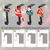 4pcs Christmas Stocking Holders, Santa Claus House Stocking Holders for
