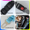 3 in 1 Dog Seat Belts Harness for Car,Adjustable Pet