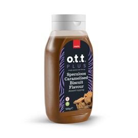 Macphie o.t.t® Plus Speculoos Flavour Dessert Topping, 500g (Single)
