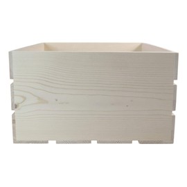 Wooden crate, 20x15.25x9.25 Inches Outside Dimenions