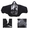 Outdoor Half Face Breathable Steel Mesh Face Cover Military for