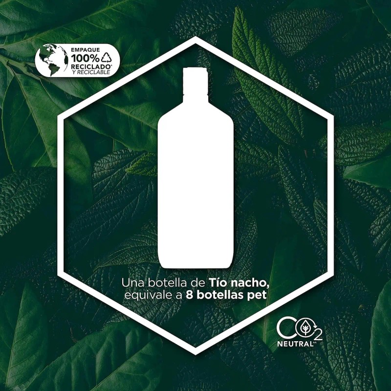 2 Pzas Shampoo Tio Nacho Control Caspa Jalea Real Y