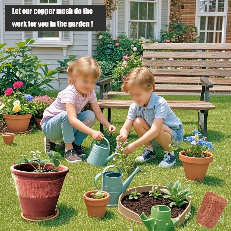 YAGJIA Copper Mesh Rodent Control 5 in x 33 ft,