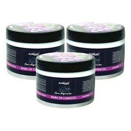 Crema Regeneradora Baba De Caracol Florigan 350grs. 3 Pzas