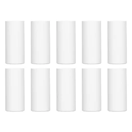 Chazcool Mini Papel de Impresora Térmica, 57x25mm Mini Papel Térmico, 10 Rollos Papel Térmico para Impresora de Bolsillo, Recibos, Imprimir