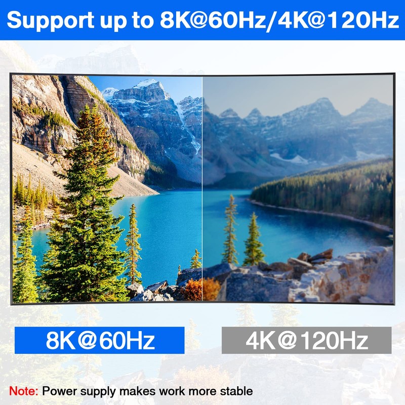 USB C Switch 2 in 1 Out USB C Switcher