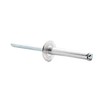 4.8mm x 16mm (14mm) Large Flange Blind Pop Rivet Dome