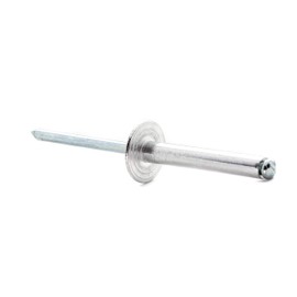 4.8mm x 16mm (14mm) Large Flange Blind Pop Rivet Dome Head Aluminium/Steel Shaft (Pack of 20)
