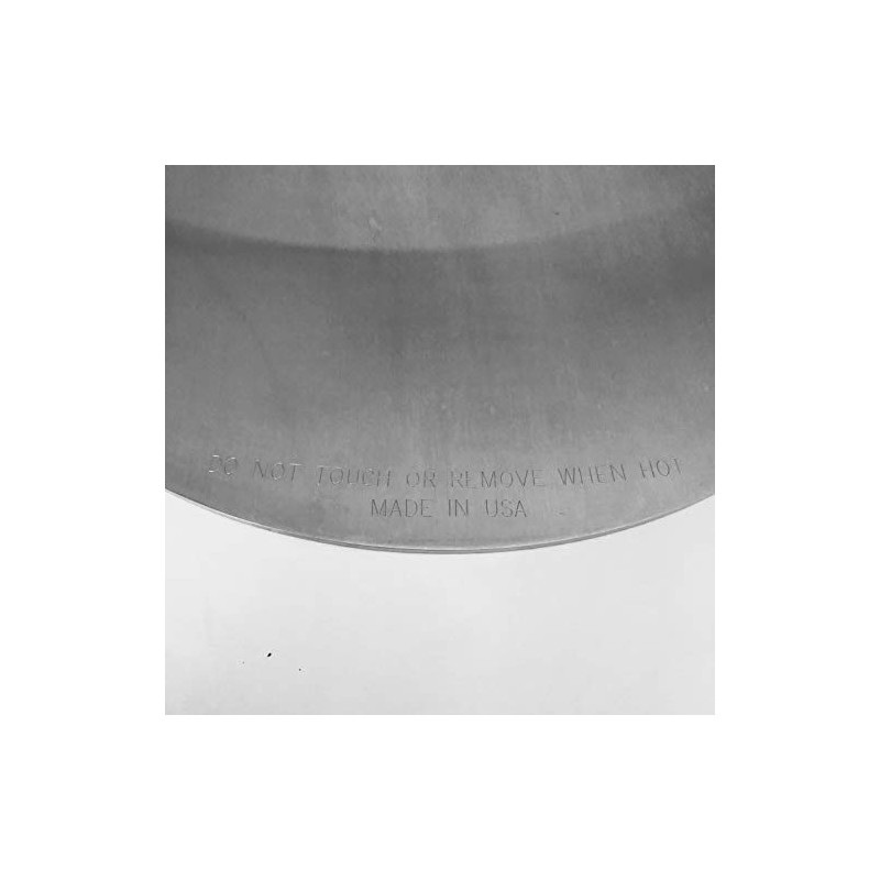 KettlePizza 15” Pizza & Grilling Steel - Heavy Gauge, Stainless