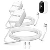 2 Pcs 10ft QC3.0 Fast Charger for Arlo Pro/Pro2 Camera,