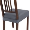 SearchI Stretch Dining Chair Seat Covers Set of 6, Soft
