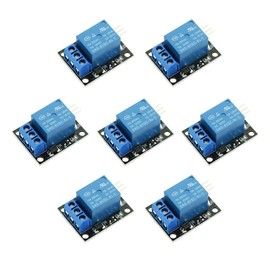 GERUI 7 pieces relay 5V KY-019 1-channel relay module board shield high level trigger with for Arduino and Raspberry Pi for PIC AVR DSP ARM for Arduino relay