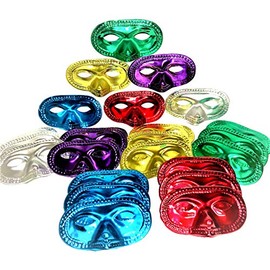 Masquarade Masks Metallic Half Mask (48)