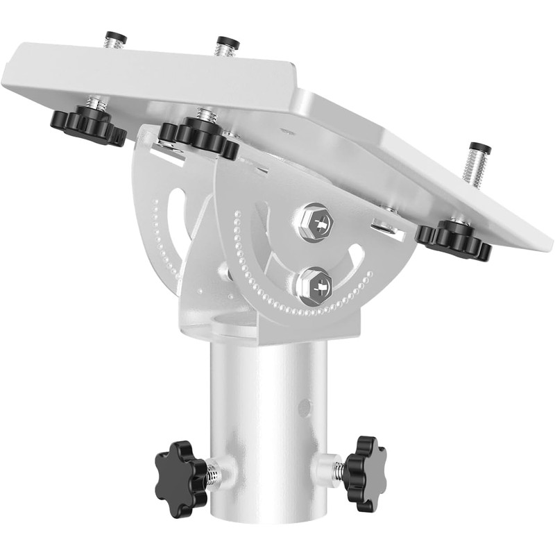 Starlink Gen 3 Mount Adapter, 160° Tilt Adjustable, Silver Metal