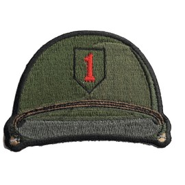 TACOPSGEAR Big RED ONE 1ST Infantry Division Helmet Patch