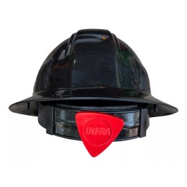 Infra Casco Seguridad Tipo Ala Ancha Ajuste Matraca Infra Colores Color Negro