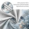 ChloropLastid Ocean Shower Curtain, Turtle Fish Coastal Beach Bathroom Decor