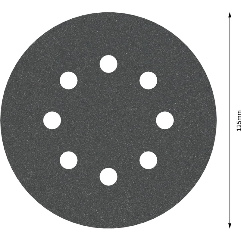BOSCH (Bosch) sanding paper 125mmƒÓ # 240 (5 pieces) [2,608,605,119]